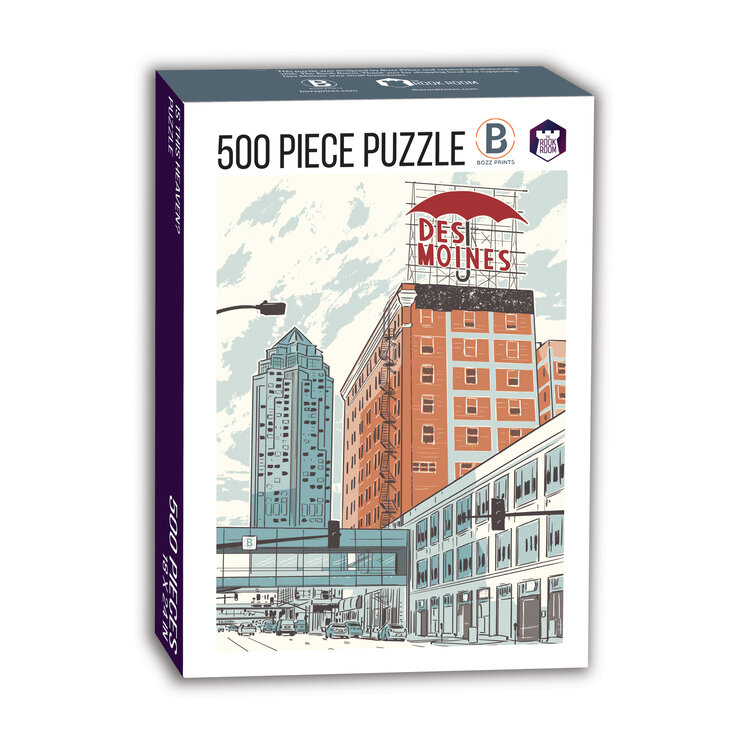 Des Moines Umbrella on Grand Puzzle