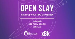 Open Slay TTRPG Event Banner