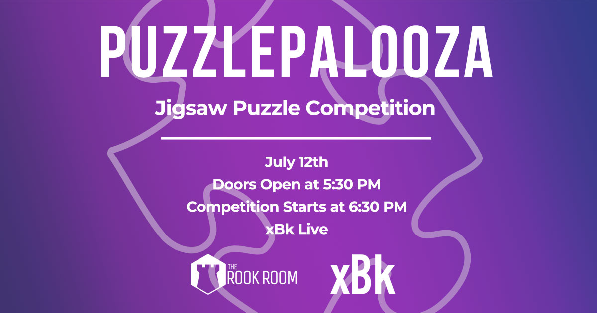 Puzzlepalooza Jigsaw Puzzle Competition Event Banner