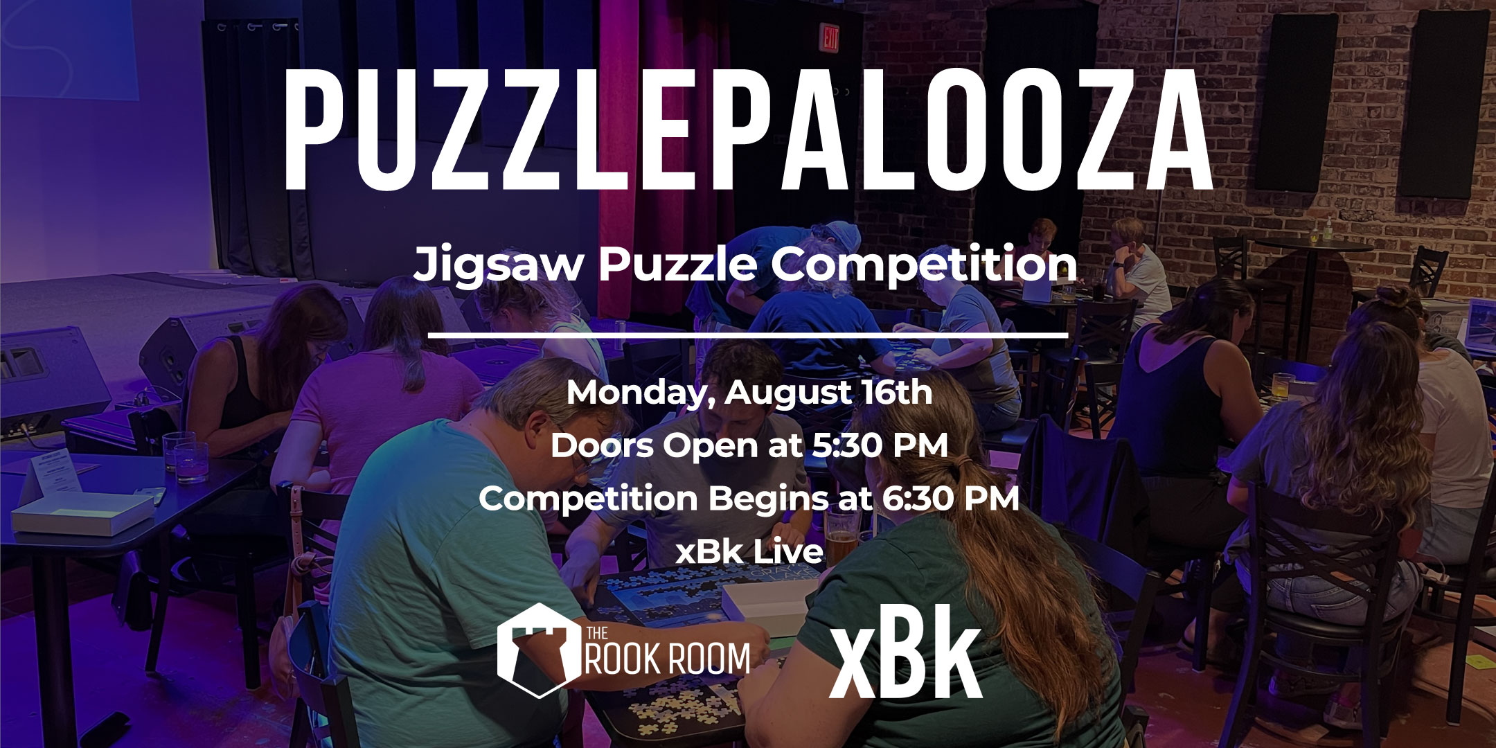 Puzzlepalooza Jigsaw Puzzle Competition August 16 2021 Banner