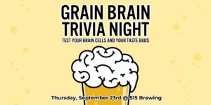 Grain Brain Trivia Night September 23 2021 Event Banner Image
