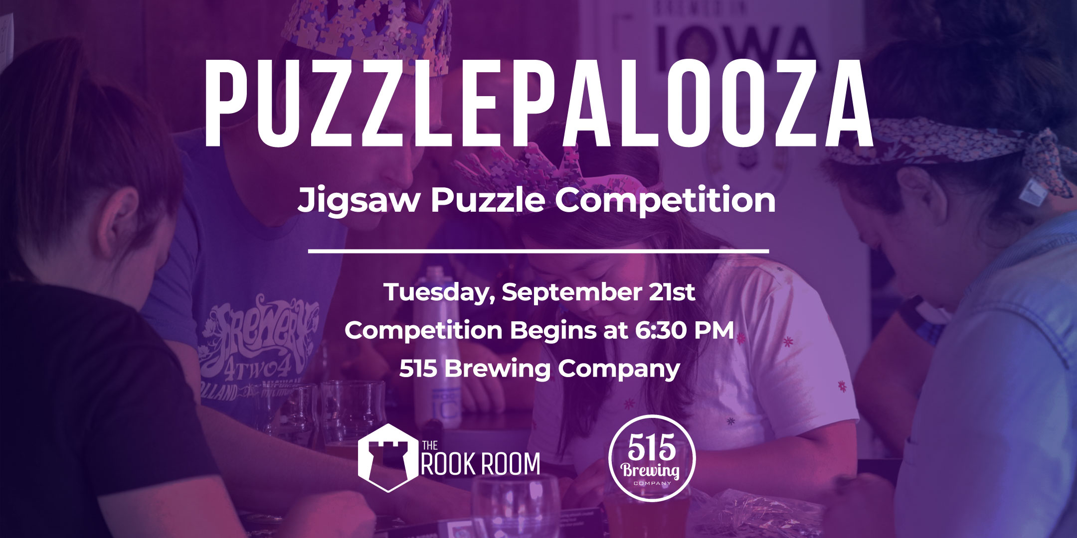 Puzzlepalooza Jigsaw Puzzle Competition September 21 2021 Banner