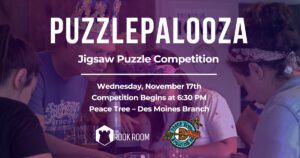 Puzzlepalooza Jigsaw Puzzle Competition Event Info Banner