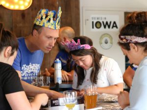 The Rook Room Puzzlepalooza Jigsaw Puzzle Competition Team with Puzzle Crowns