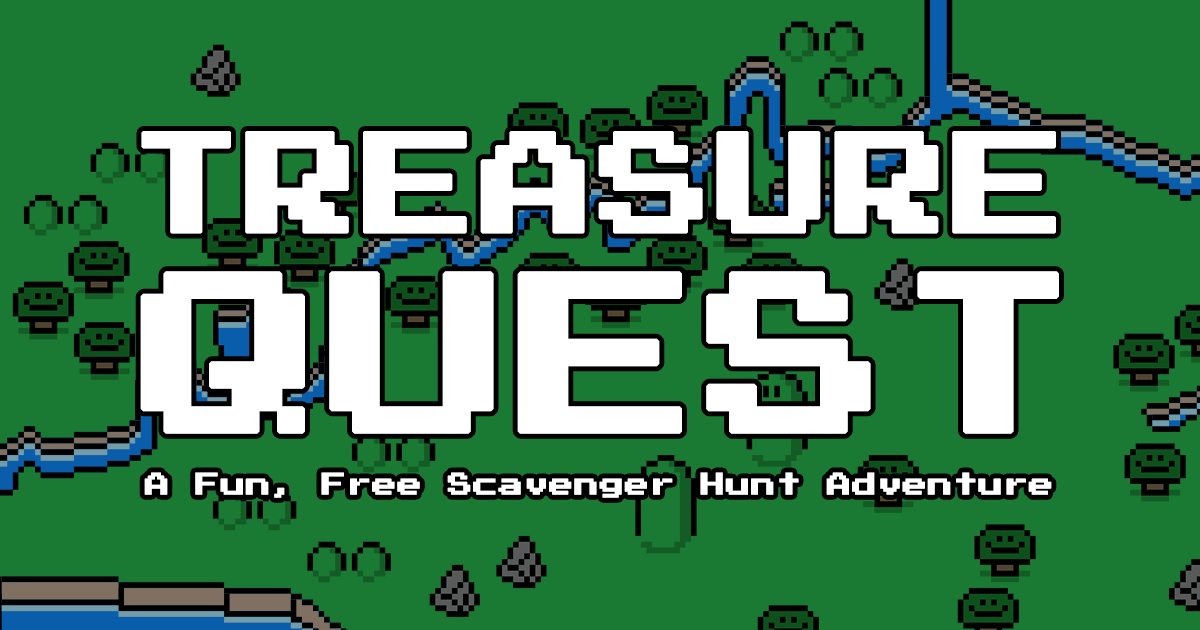 Treasure Quest 2023 Des Moines Scavenger Hunt Title Image