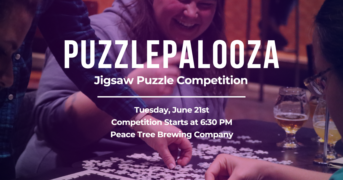 Puzzlepalooza Jigsaw Puzzle Competition Peace Tree Des Moines June 21, 2022 Event Image