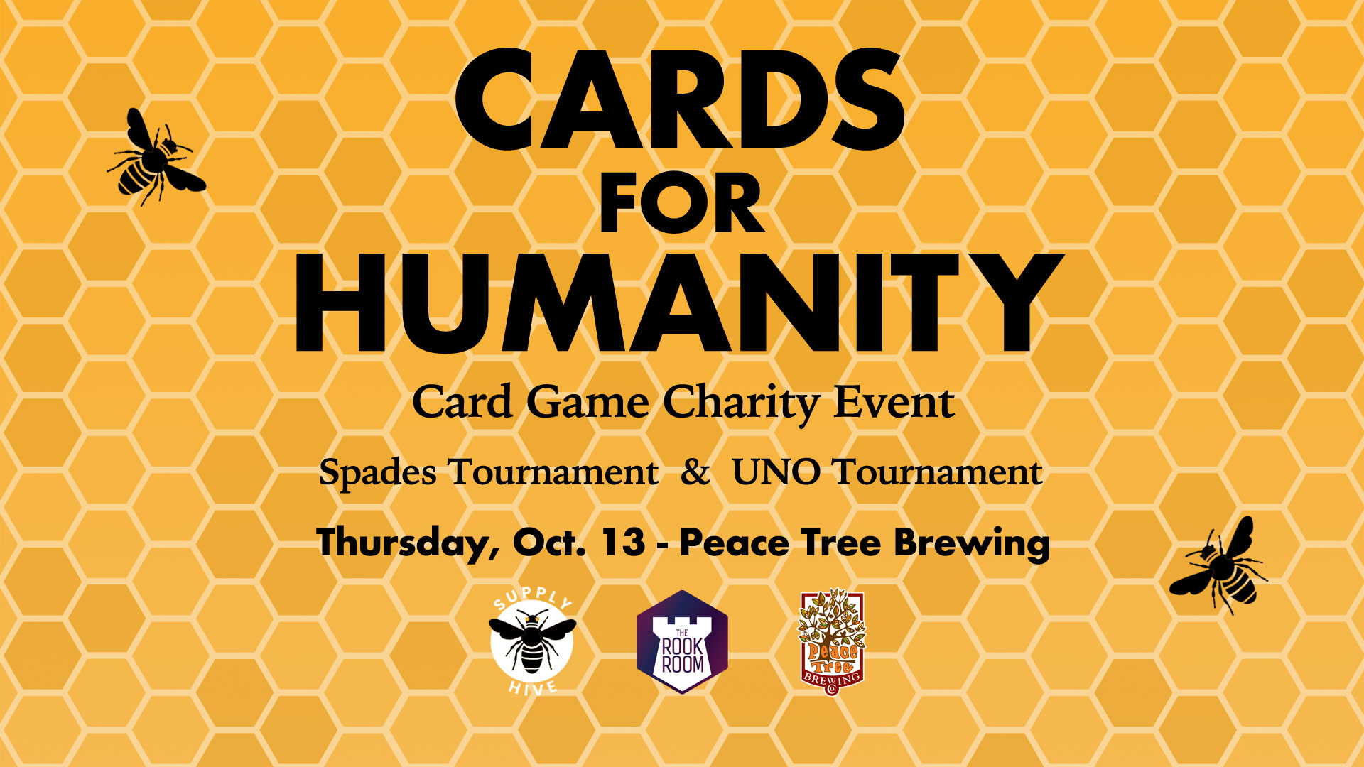 Cards for Humanity Charity Card Game Tournament Supply Hive Des Moines