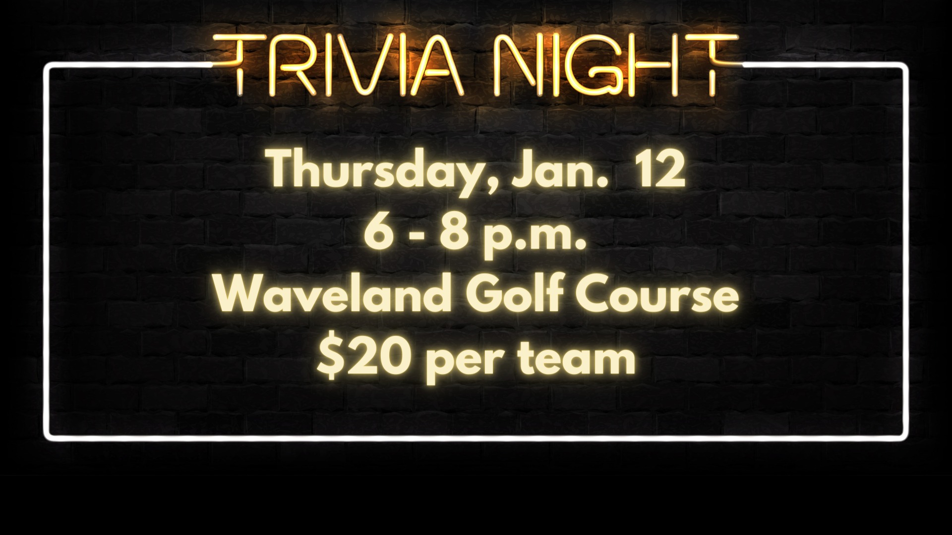 Des Moines Parks and Recreation Trivia Night January 12, 2023 Event Image