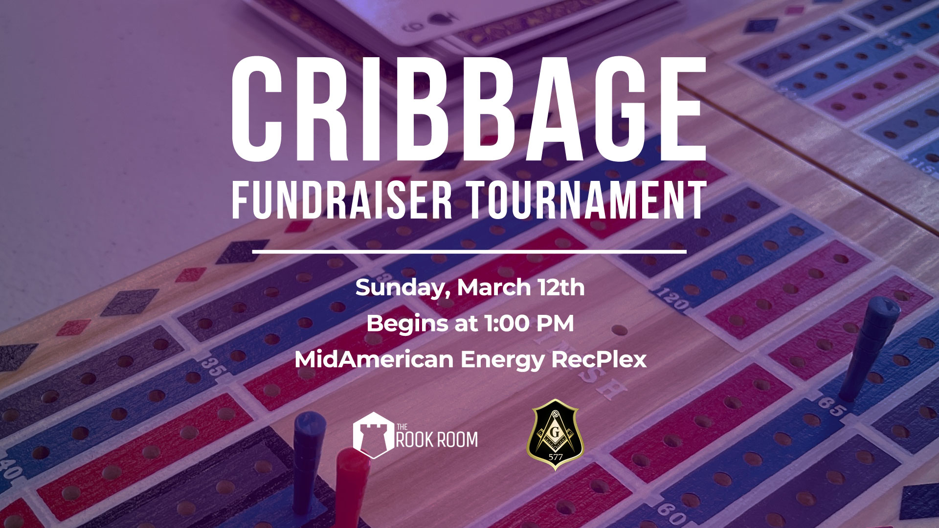Cribbage Tournament Fundraiser for Gnemeth Lodge 577 March 12, 2023