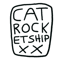 Cat Rocketship Logo