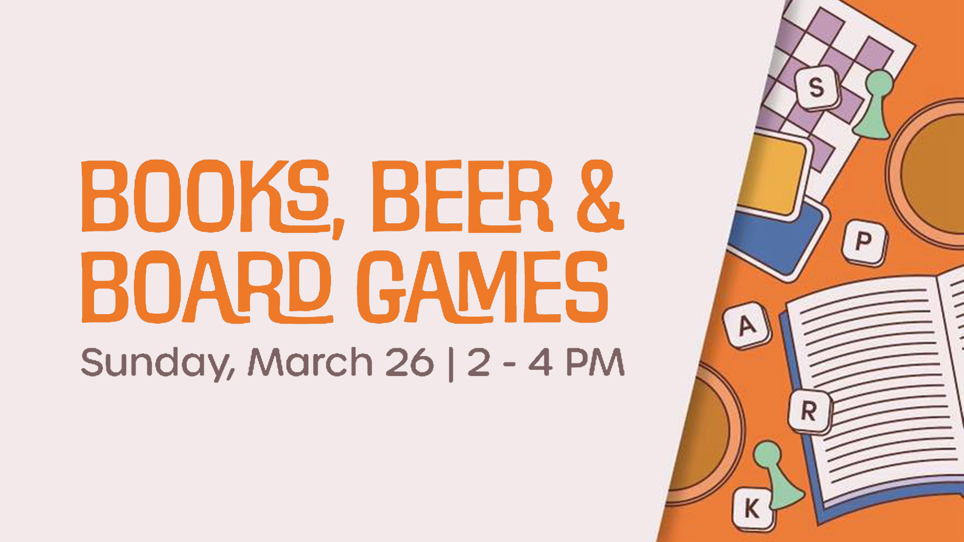 Books, Beer, and Board Games Fundraising Event Image