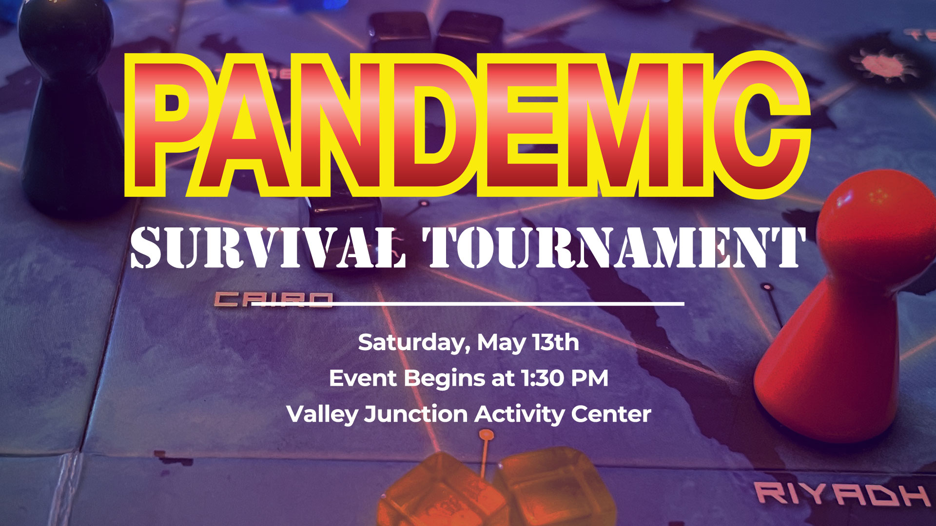 Pandemic Survival Tournament with West Des Moines Parks and Recreation Event Image May 13, 2023