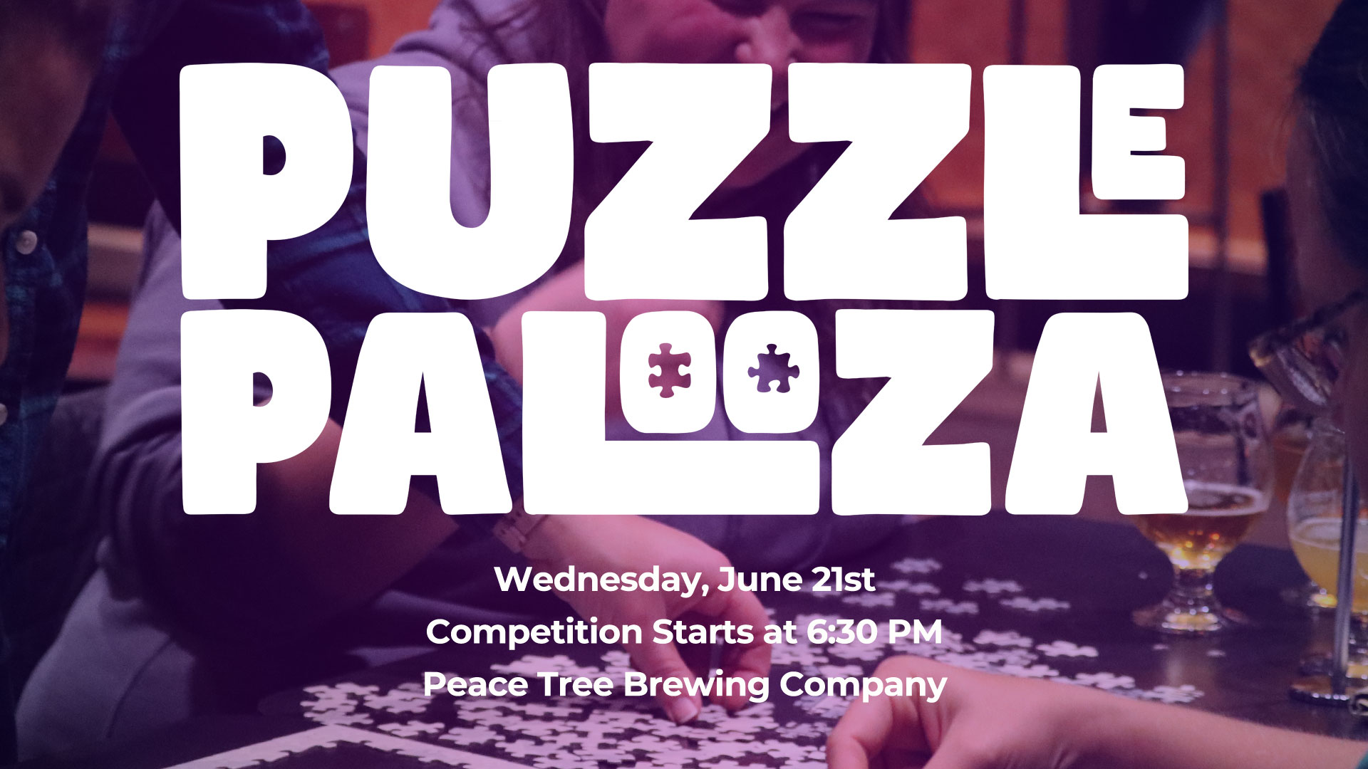 Puzzlepalooza Jigsaw Puzzle Competition at Peace Tree Brewing Des Moines on June 21, 2023 Event Image