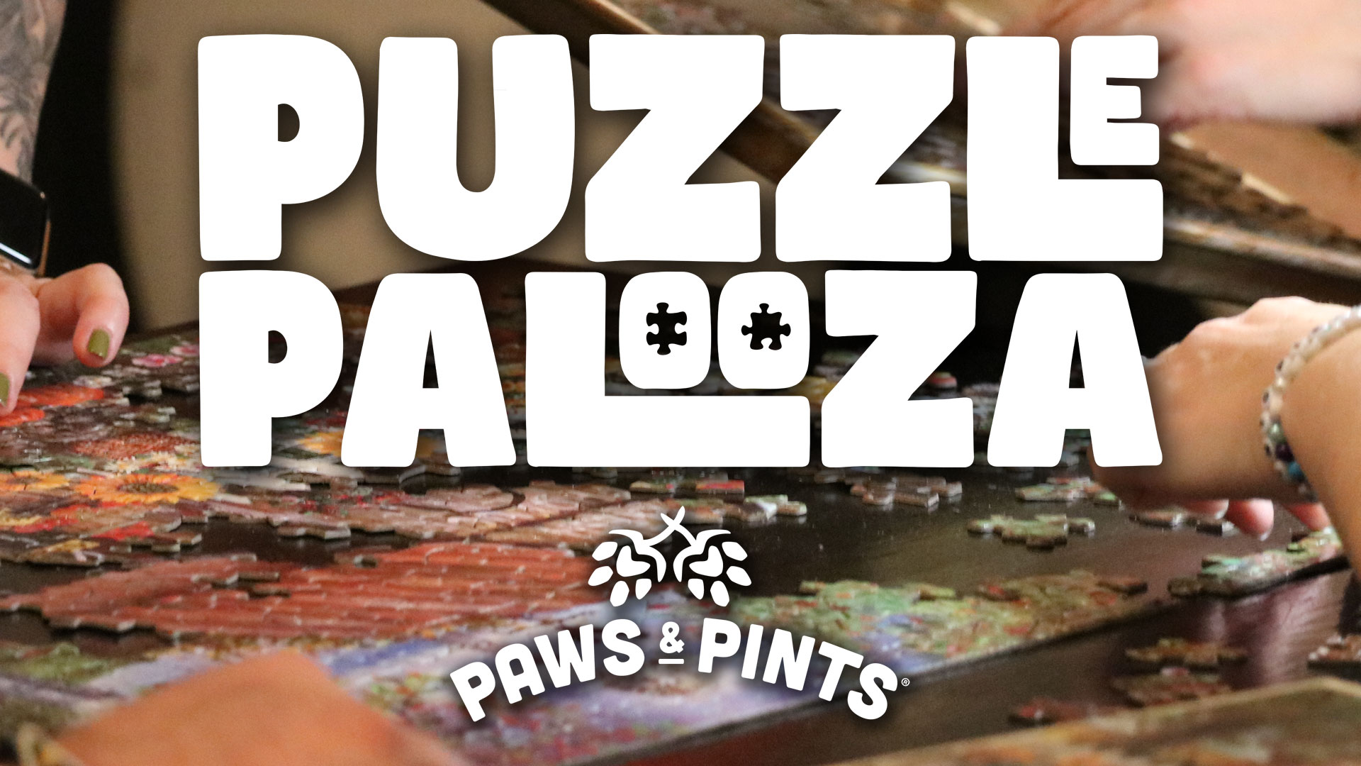 The Rook Room's Puzzlepalooza Jigsaw Puzzle Competition at Paws and Pints Des Moines, Iowa Event Image