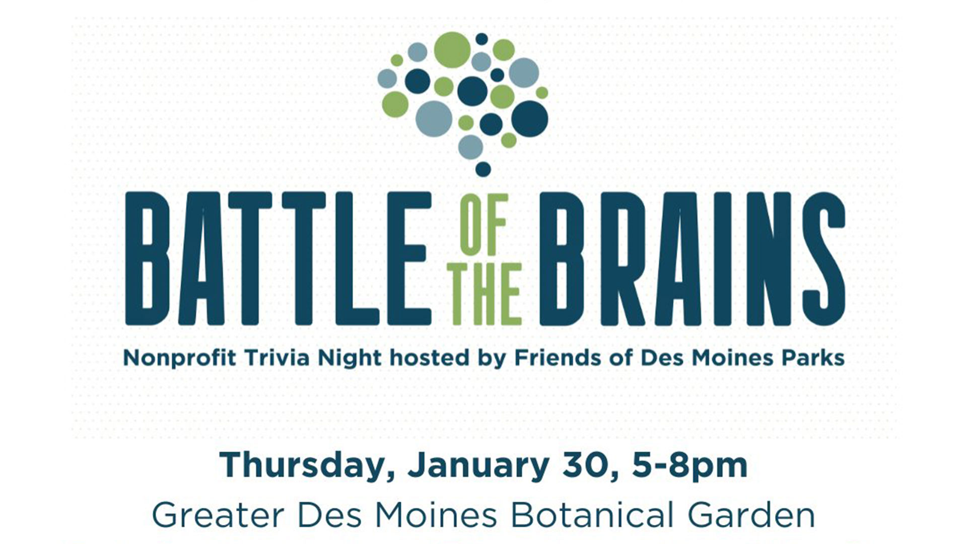 Friends of Des Moines Parks Battle of the Brains Trivia Night by the Rook Room Event Image