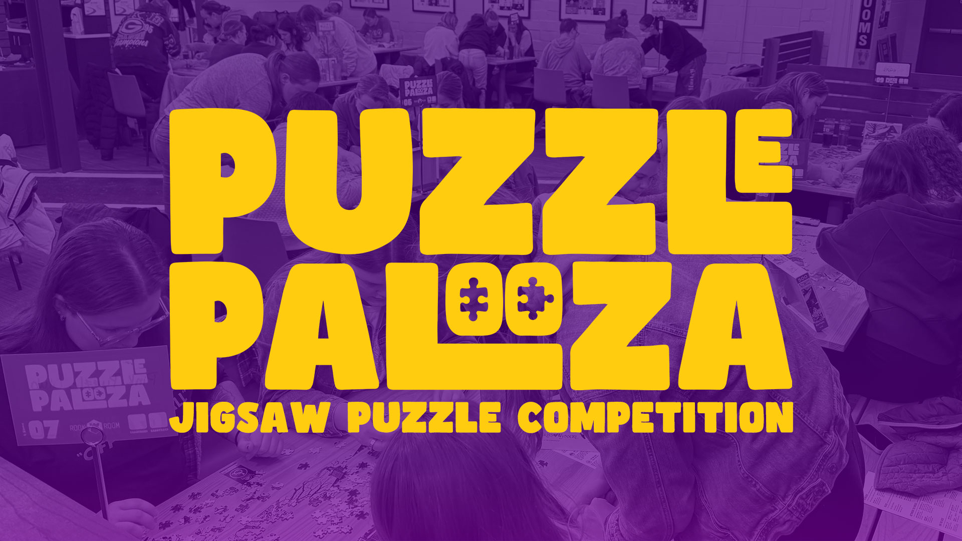 Puzzlepalooza Jigsaw Puzzle Competition Event Logo Banner