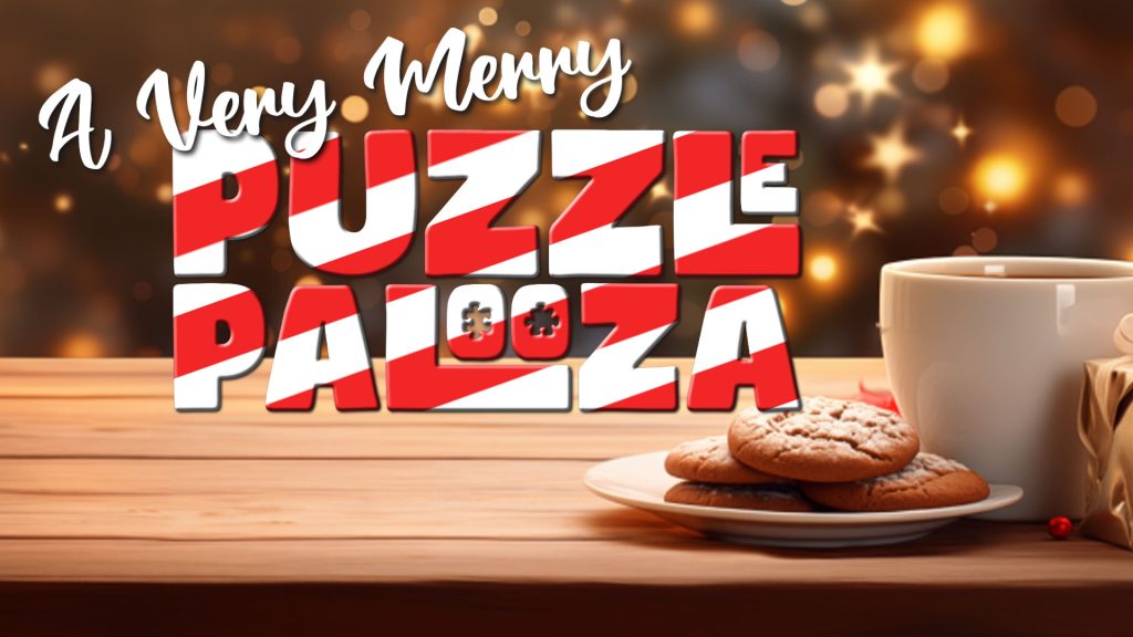 A Very Merry Puzzlepalooza Event Graphic