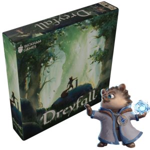 Dreyfall by Bickham Games Box Art with Mage Character
