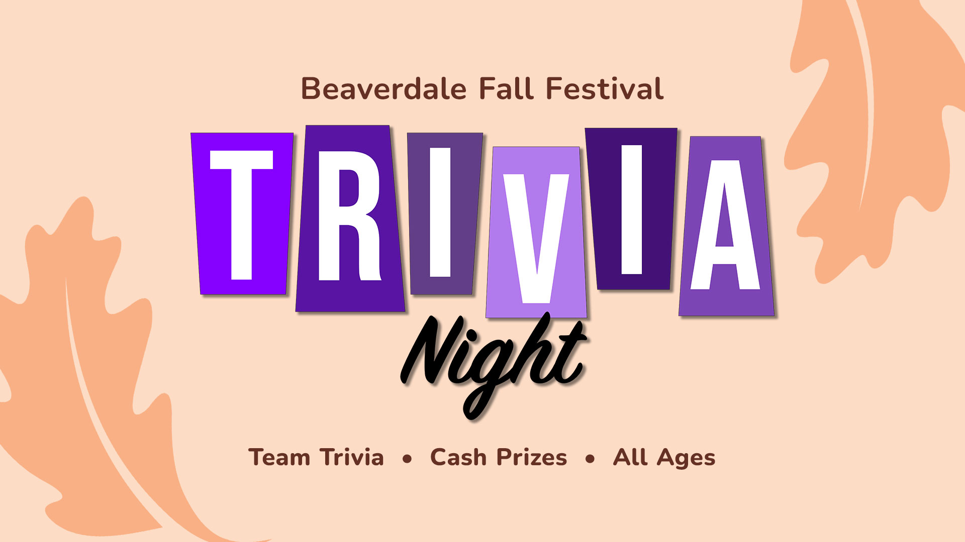 Beaverdale Fall Festival Trivia Night by the Rook Room