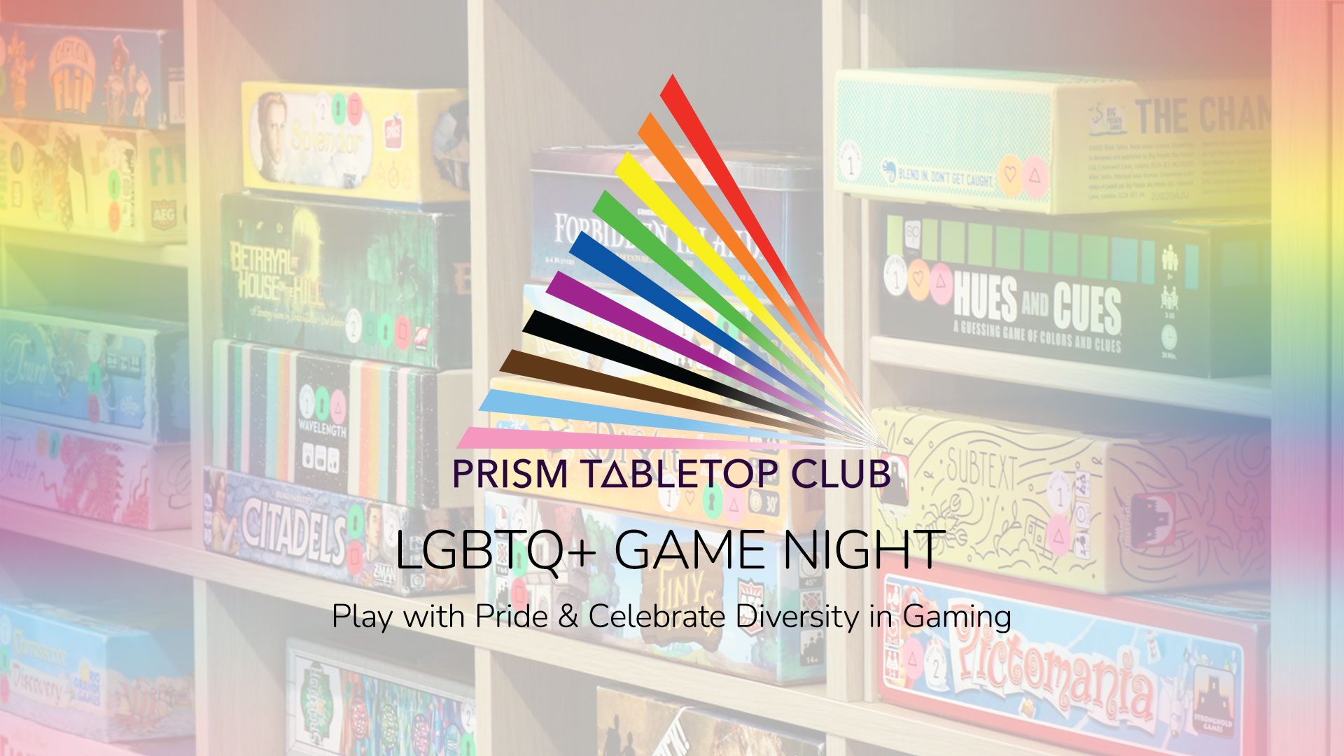 Prism Tabletop Club LGBTQ+ Game Night at the Rook Room Event Image