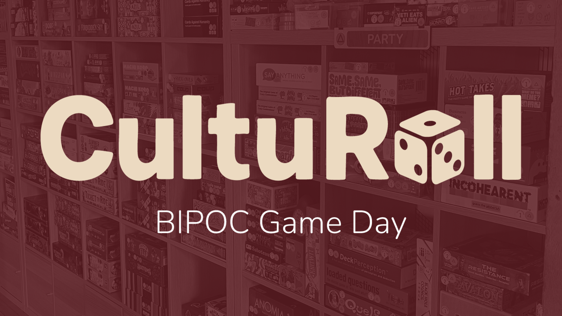 CultuRoll BIPOC Game Day Event Image