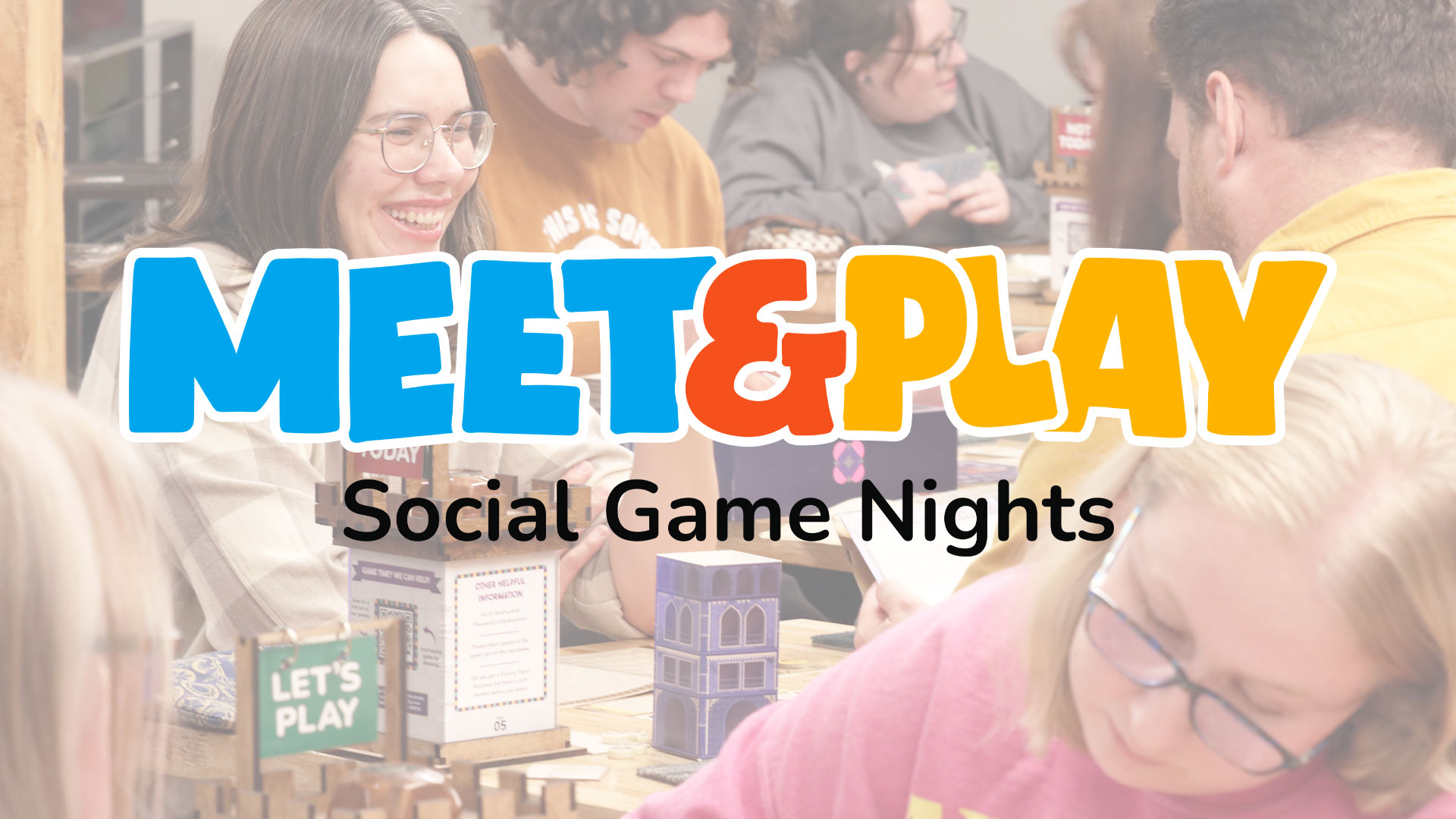 Meet & Play Social Game Night Event Image