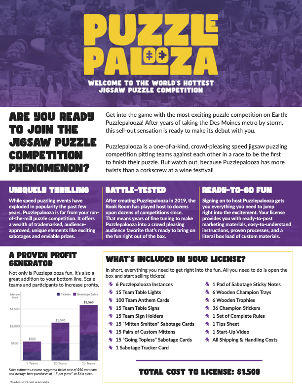 Puzzlepalooza Classic Pitch Sheet Image