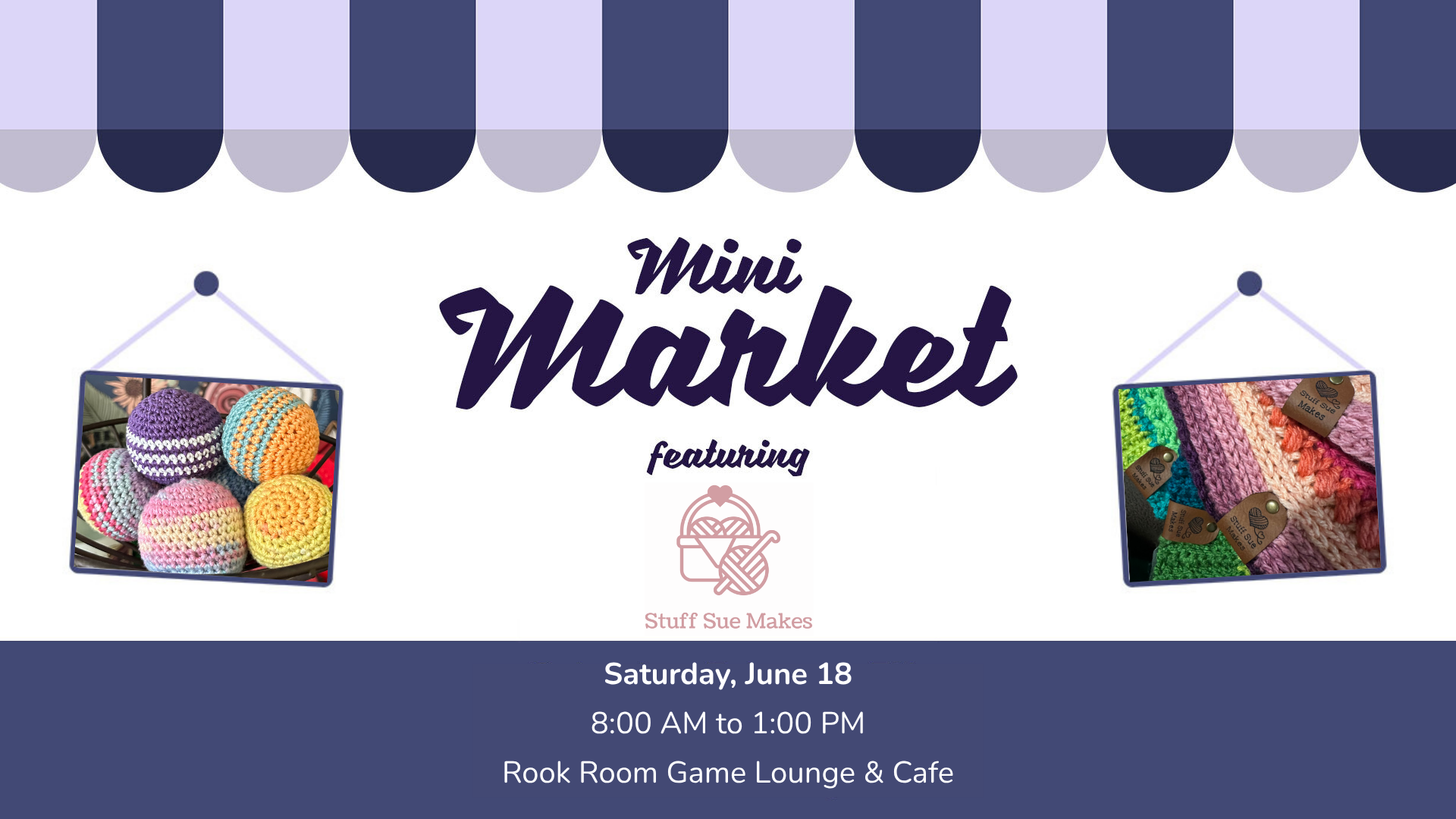 Mini Market with Stuff Sue Makes Event Graphic